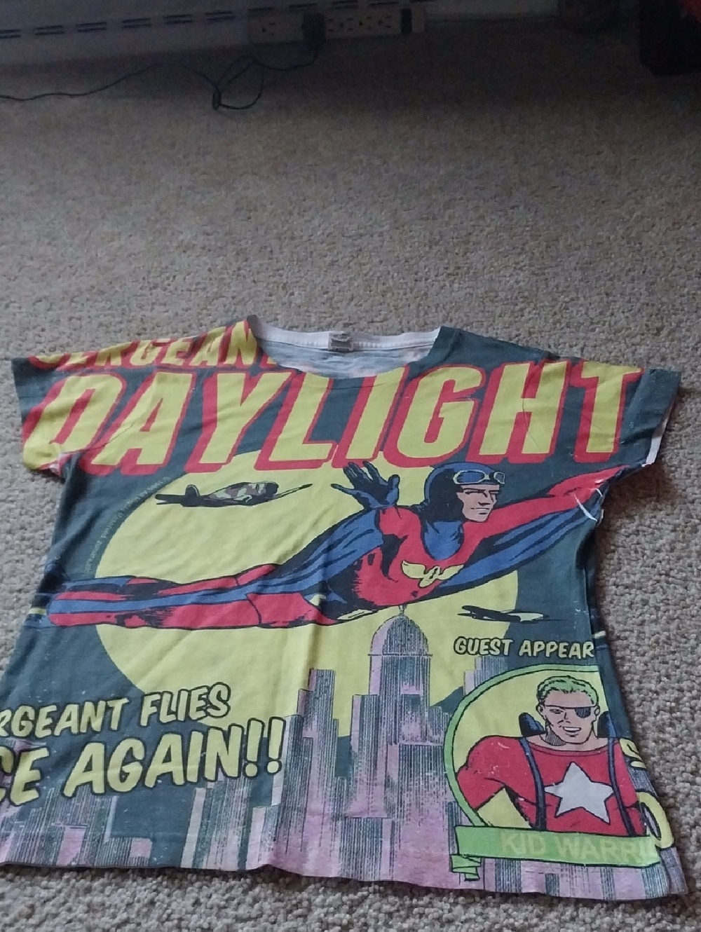 All Over Print Superhero Tee